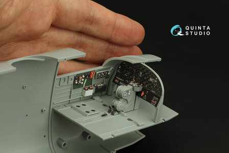 Quinta Studio QD32199 - B-25H Mitchell 3D-Printed &amp; coloured Interior on decal paper (for HK models kit) - 1:32