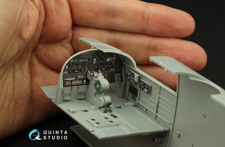 Quinta Studio QD32199 - B-25H Mitchell 3D-Printed &amp; coloured Interior on decal paper (for HK models kit) - 1:32