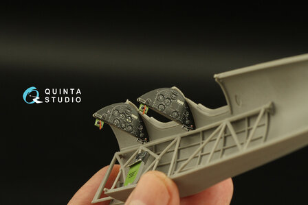 Quinta Studio QD32161 - PT-13 Kaydet 3D-Printed &amp; coloured Interior on decal paper (for Roden kit) - 1:32