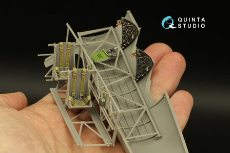 Quinta Studio QD32161 - PT-13 Kaydet 3D-Printed &amp; coloured Interior on decal paper (for Roden kit) - 1:32