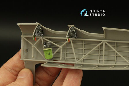 Quinta Studio QD32161 - PT-13 Kaydet 3D-Printed &amp; coloured Interior on decal paper (for Roden kit) - 1:32