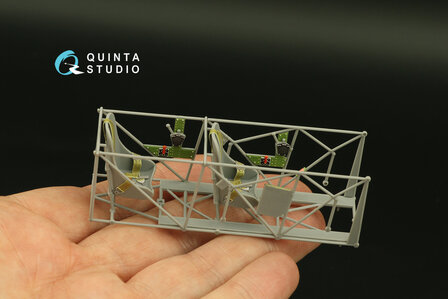 Quinta Studio QD32152 - PT-13/N2S-2/5 Kaydet 3D-Printed &amp; coloured Interior on decal paper (for ICM kit) - 1:32