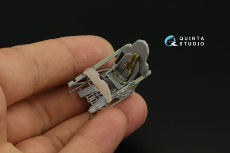 Quinta Studio QD48401 - Hawker Hurricane family 3D-Printed &amp; coloured Interior on decal paper (for HobbyBoss kit) - 1:48