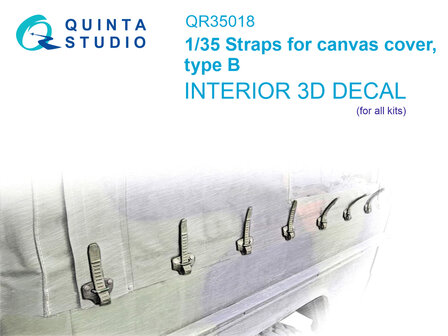 Quinta Studio QR35018 - Straps for cancas cover, type B (all kits) - 1:35