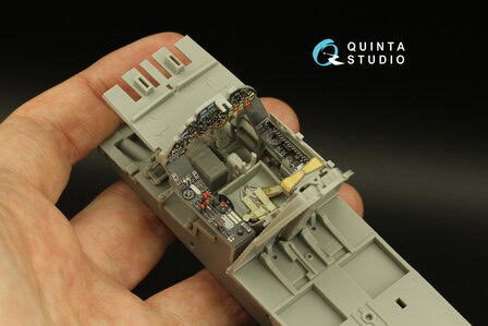 Quinta Studio QD32166 - Do 335A-12 3D-Printed &amp; coloured Interior on decal paper (for Zoukei-mura kit) - 1:32