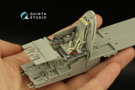 Quinta Studio QD32166 - Do 335A-12 3D-Printed &amp; coloured Interior on decal paper (for Zoukei-mura kit) - 1:32