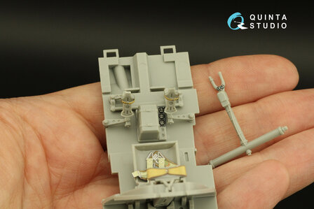 Quinta Studio QD32166 - Do 335A-12 3D-Printed &amp; coloured Interior on decal paper (for Zoukei-mura kit) - 1:32