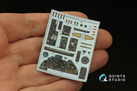 Quinta Studio QD32165 - Do 335A-0 3D-Printed &amp; coloured Interior on decal paper (for Zoukei-mura kit) - 1:32