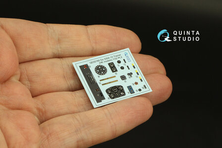 Quinta Studio QD32160 - Do 335A-10 3D-Printed &amp; coloured Interior on decal paper (for HK models kit) - 1:32