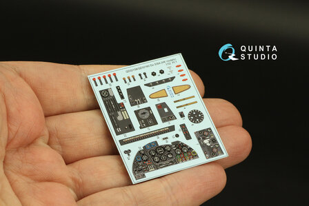 Quinta Studio QD32160 - Do 335A-10 3D-Printed &amp; coloured Interior on decal paper (for HK models kit) - 1:32