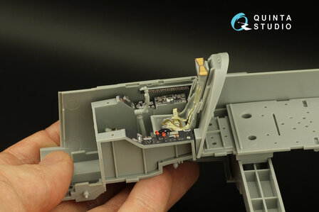 Quinta Studio QD32160 - Do 335A-10 3D-Printed &amp; coloured Interior on decal paper (for HK models kit) - 1:32