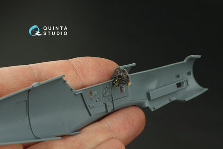 Quinta Studio QD48420 - Bf 109K-4 3D-Printed &amp; coloured Interior on decal paper (for Eduard kit) - 1:48