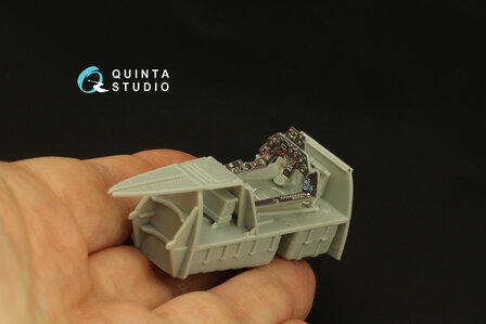 Quinta Studio QD48376 - Ta 152H 3D-Printed &amp; coloured Interior on decal paper (for Zoukei Mura kit) - 1:48