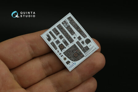 Quinta Studio QD48372 - A-6A 3D-Printed &amp; coloured Interior on decal paper (for Kinetic kit) - 1:48