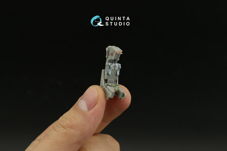 Quinta Studio QD48372 - A-6A 3D-Printed &amp; coloured Interior on decal paper (for Kinetic kit) - 1:48