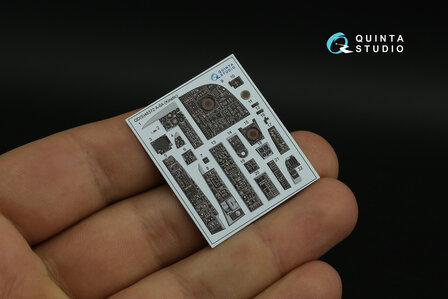 Quinta Studio QD48372 - A-6A 3D-Printed &amp; coloured Interior on decal paper (for Kinetic kit) - 1:48