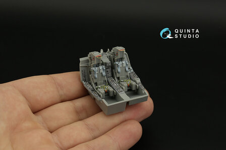 Quinta Studio QD48372 - A-6A 3D-Printed &amp; coloured Interior on decal paper (for Kinetic kit) - 1:48