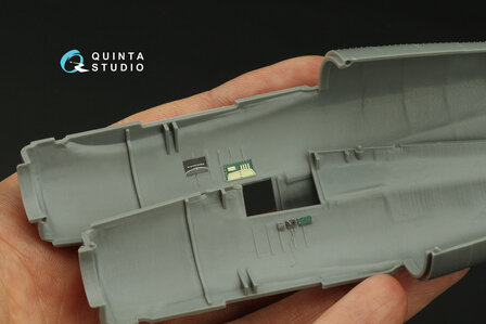 Quinta Studio QD48334 - F4F-4 Wildcat 3D-Printed &amp; coloured Interior on decal paper (for Tamiya kit) - 1:48