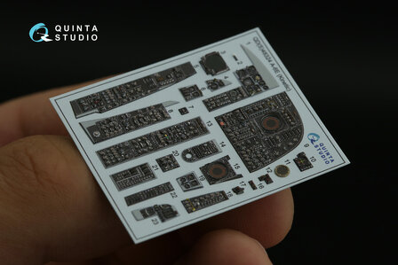 Quinta Studio QD48324 - A-6E 3D-Printed &amp; coloured Interior on decal paper (for Kinetic kit) - 1:48