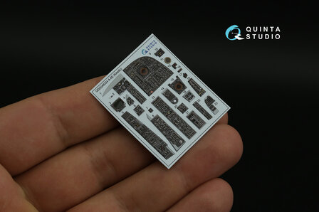 Quinta Studio QD48324 - A-6E 3D-Printed &amp; coloured Interior on decal paper (for Kinetic kit) - 1:48