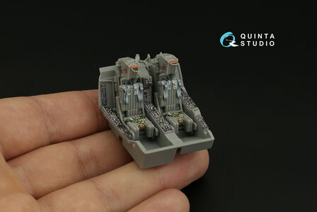 Quinta Studio QD48324 - A-6E 3D-Printed &amp; coloured Interior on decal paper (for Kinetic kit) - 1:48