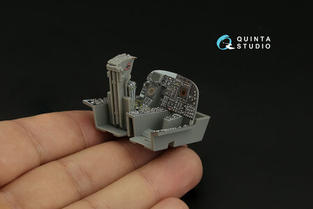 Quinta Studio QD48324 - A-6E 3D-Printed &amp; coloured Interior on decal paper (for Kinetic kit) - 1:48