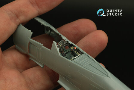 Quinta Studio QD48315 - Fw 190A-5/6 3D-Printed &amp; coloured Interior on decal paper (for Eduard kit) - 1:48