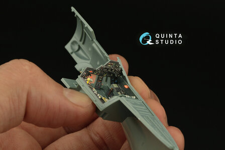 Quinta Studio QD48315 - Fw 190A-5/6 3D-Printed &amp; coloured Interior on decal paper (for Eduard kit) - 1:48