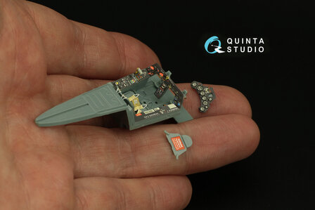 Quinta Studio QD48315 - Fw 190A-5/6 3D-Printed &amp; coloured Interior on decal paper (for Eduard kit) - 1:48