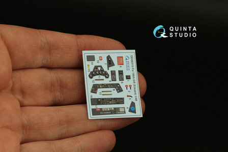 Quinta Studio QD48315 - Fw 190A-5/6 3D-Printed &amp; coloured Interior on decal paper (for Eduard kit) - 1:48