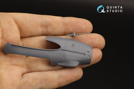 Quinta Studio QD48301 - Bf 110E/F 3D-Printed &amp; coloured Interior on decal paper (for Eduard kit) - 1:48