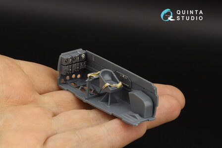 Quinta Studio QD48301 - Bf 110E/F 3D-Printed &amp; coloured Interior on decal paper (for Eduard kit) - 1:48