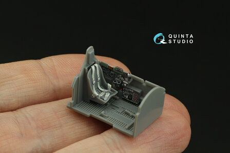 Quinta Studio QD72122 - P-47D Thunderbolt Razorback 3D-Printed &amp; coloured Interior on decal paper (for Tamiya kit) - 1:72