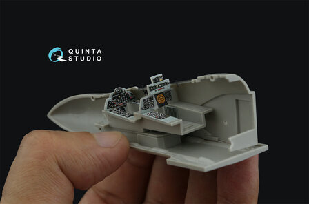 Quinta Studio QD72092 - F-4J/S 3D-Printed &amp; coloured Interior on decal paper (for Hasegawa) - 1:72