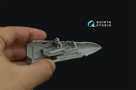 Quinta Studio QD72092 - F-4J/S 3D-Printed &amp; coloured Interior on decal paper (for Hasegawa) - 1:72