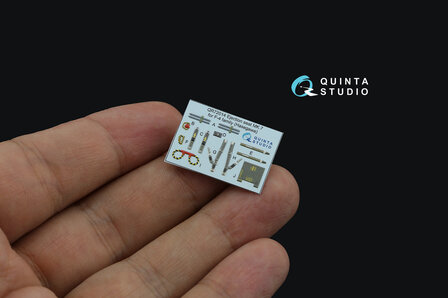 Quinta Studio QD72092 - F-4J/S 3D-Printed &amp; coloured Interior on decal paper (for Hasegawa) - 1:72