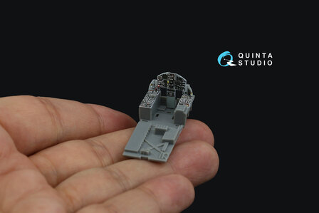 Quinta Studio QD72079 - F-15C Early/F-15A/F-15J early 3D-Printed &amp; coloured Interior on decal paper (for GWH kit) - 1:72