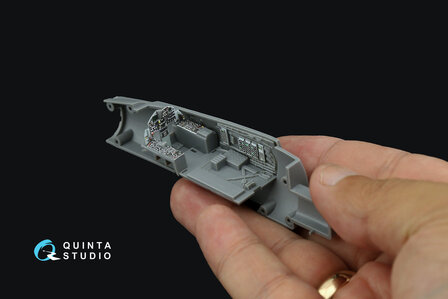 Quinta Studio QD72079 - F-15C Early/F-15A/F-15J early 3D-Printed &amp; coloured Interior on decal paper (for GWH kit) - 1:72