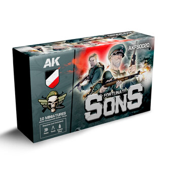 AKFS0020 - Fortunate Sons - Panzergrenadier Division - 10 Miniatures - [AK Interactive]