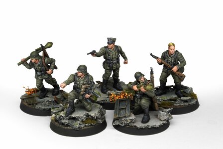 AKFS0020 - Fortunate Sons - Panzergrenadier Division - 10 Miniatures - [AK Interactive]