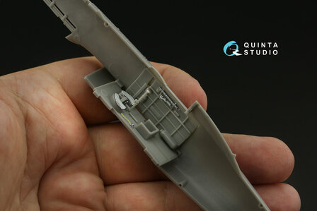 Quinta Studio QDS-48389 - Macchi C.202 Folgore Early 3D-Printed &amp; coloured Interior on decal paper (for Hasegawa/Eduard kit) - Small Version - 1:48