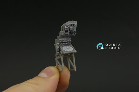 Quinta Studio QD48431 - Westland Sea King HU.5 3D-Printed &amp; coloured Interior on decal paper (for Airfix kit) - 1:48