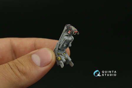 Quinta Studio QD48395 - F-14A 3D-Printed &amp; coloured Interior on decal paper (for Hobby Boss kit) - 1:48