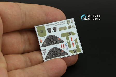 Quinta Studio QD32153 - Pt-17/N2S-3 Kaydet 3D-Printed &amp; coloured Interior on decal paper (for ICM kit) - 1:32