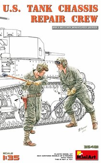 MiniArt 35481 - U.S. Tank Chassis Repair Crew - 1:35