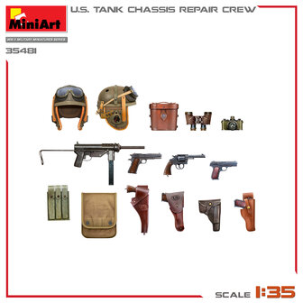 MiniArt 35481 - U.S. Tank Chassis Repair Crew - 1:35