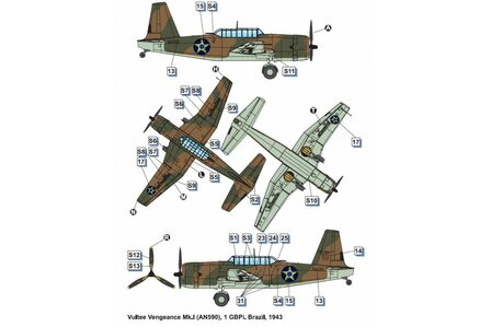 Dora Wings DW72038 - Vultee Vengeance Mk.I - 1:72