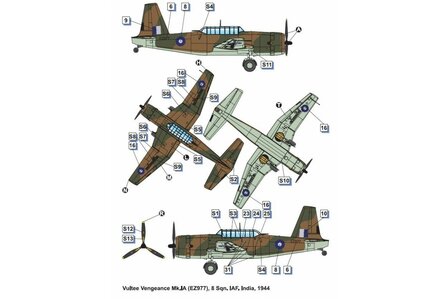 Dora Wings DW72038 - Vultee Vengeance Mk.I - 1:72