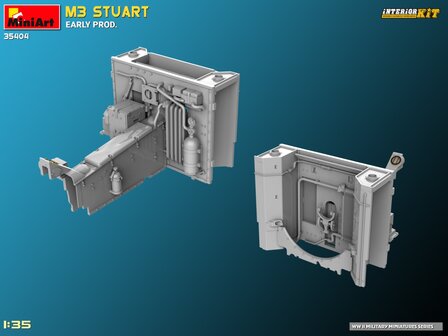 MiniArt 35404 - M3 Stuart Early Prod. Interior Kit - 1:35