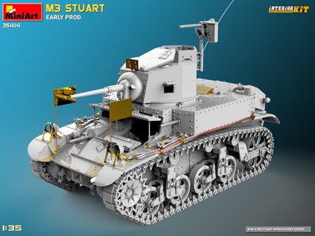 MiniArt 35404 - M3 Stuart Early Prod. Interior Kit - 1:35